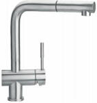 Olasz csaptelep CUA238/NEU - Olasz (Inoxa 41S) álló rozsdamentes csaptelep kihúzható kifolyós, inox (CUA238/NEU)
