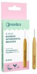 Nordics Perii interdentare din bambus, 0, 40 mm, 8 buc. - Nordics Bamboo Interdental Brushes 8 buc