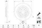 Bosch Disc frana BOSCH 0 986 479 G74 (0 986 479 G74) - automobilus
