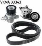 SKF Set curea transmisie cu caneluri SKF VKMA 33343 (VKMA 33343) - automobilus