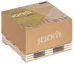 STICK N Stick' N KraftCube 76x76mm 400lap barna öntapadó jegyzettömb (21816)