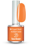 Crystalnails 2S SmartGummy Rubber base gel - Nr35 Glowy Orange 8ml