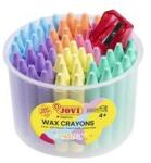Jovi Creioane ceară colorate Jovi Jumbo Pastel 60 Piese Multicolor