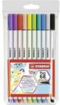 STABILO Set de Carioci Stabilo Pen 68 Brush 10 Piese Multicolor