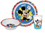  Disney Mickey Yes étkészlet, micro műanyag szett Dobozban (NVT840197)
