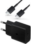 Samsung Incarcator Samsung A21 A21S A22 USB-C Fast Charger TA1510EBE-DG980BBE 15W Type-C 1M Negru (TA1510EBE-DG980BBE-10)