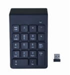 GEMBIRD Tastatura numerica wireless, Gembird, Negru (KPD-W-02) - dwyn