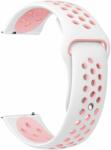 Eternico Sporty Universal Quick Release 20mm - Pure Pink and White (AET-U20SP-PiWh)