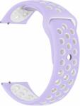Eternico Sporty Universal Quick Release 22mm - Pure White and Purple (AET-U22SP-WhPu)