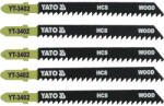  YATO YT-3402 Dekopírfűrészlap T8TPI 100/75 mm HCS (5 db/cs) (YT-3402)