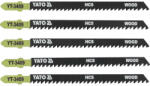  YATO YT-3409 Dekopírfűrészlap T8TPI 115/90 mm HCS (5 db/cs) (YT-3409)