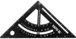 TOYA YT-70782 Derékszög vonalzó 270 x 170 mm alumínium (YT-70782)