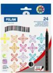 MILAN Set de Carioci Milan Pensulă 24 Piese Multicolor