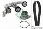 Schaeffler INA Pompa apa + Set curea transmisie cu caneluri Schaeffler INA 529 0148 30 (529 0148 30)