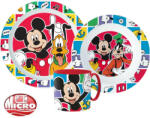  Disney Mickey Better Together étkészlet, micro műanyag szett (STF33353) - oliviashop