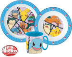  Pokémon étkészlet, micro műanyag szett bögrével 265 ml (STF33355)