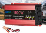  Инвертор . easun, Соларен автомобилен инвертор с чиста синусоида 1000w, dc 12v към ac 220v