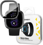 WOZINSKY Google Fitbit Versa 4 Wozinsky Hibrid kijelzővédő üvegfólia fekete