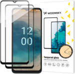 Wozinsky Nokia G22 üvegfólia Wozinsky Full Glue 9H fekete kerettel tokbarát 2 db