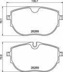 BREMBO set placute frana, frana disc BREMBO PRIME LINE P 85 187 (P 85 187)