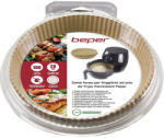 Beper Комплект 100 бр. хартиени подложки за Air Fryer Beper C103ACC001, Пергаментова хартия, 20 см, Незалепващи, Биоразградими, Кафяв (C103ACC001)