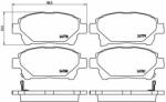 BREMBO set placute frana, frana disc BREMBO PRIME LINE P 83 097 (P 83 097)
