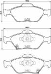 BREMBO set placute frana, frana disc BREMBO PRIME LINE P 83 159 (P 83 159)