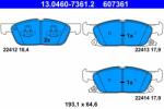 ATE set placute frana, frana disc ATE 13.0460-7361.2 (13.0460-7361.2)