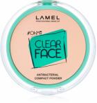LAMEL OhMy Clear Face pudra compacta antibacterial culoare 403 Rosy beige 6 g