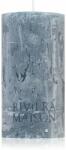 Rivièra Maison Pillar Candle Grey Blue lumanare 7x13 cm