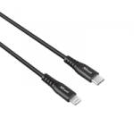 Trust Ndura USB-C - Lightning kábel 1m fekete (23569)