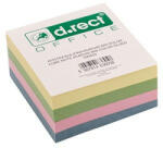 D. Rect Office Notes Adeziv D. Rect 85X85Mm - 5 Culori (009459)