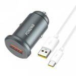 FONENG Mini car GSM charger kit Foneng C15 4A USB Type-C (metal) (29793) - vexio