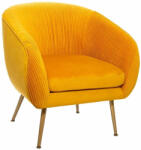 Home Deco Factory Mustársárga fotel retro stílusban (166596E)
