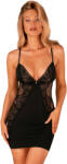 Obsessive Maderris Chemise & Thong Black M/L