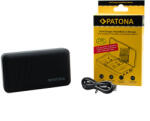 Patona Incarcator acumulatori Sony NP-FZ100 Patona dublu cu functie Powerbank si protectie pentru 2 carduri tip SD (PT-9892)