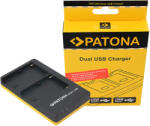 Patona Incarcator acumulatori PATONA Dual Quick Charger Sony NP-FM500H cablu USB-C (PT-1951)