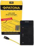 Patona Incarcator Sony NP-FM50 NP-F550 NP-F750 NP-F970 Dual LED USB Patona (PT-141525)