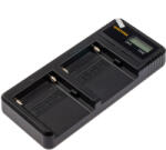 Patona Incarcator acumulatori Sony NP-F990 NP-F750 Patona Dual LCD Quick Charger USC-C (PT-1886)