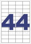 Bluering Etikett címke, 48, 5x25, 4mm, 100 lap, 44 címke/lap Bluering® - iroszer24