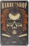  Dekorációs táblák BARBER B050 - dombornyomott fém tábla