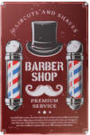  Dekorációs táblák BARBER B030 - dombornyomott fém szett