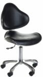 Beauty system Kozmetikai szék háttámlával, fekete - nagykereskedelem-szalonok - 45 740 Ft