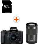 Canon EOS M50 Mark II + EF-M 15-45mm + 55-200mm (4728C015AA) Digitális fényképezőgép
