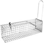 Magyar gyártmány Élvefogó egércsapda-patkánycsapda 27cm horganyzott