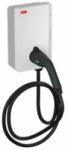 ABB E-autó töltő RFID WiFi Bluetooth 4G 5m-kábel 3-fázis 1x 22kW fali 1xT2 Terra AC-W22-G5-R-C-0 ABB (6AGC082157)