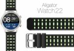 Aligator Watch 22 mm szilikon - dupla zöld (22AW0002)