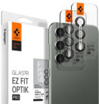 Samsung Spigen Ez Fit Optik Samsung Galaxy S23/S23+ Tempered kamera lencse fólia felhelyező kerettel, fekete (2db) (AGL05962) - speedshop