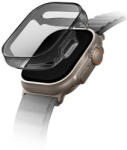 Uniq Garde Hybrid Apple Watch UItra 2/1 (49mm) tok, tempered kijelző fóliával, fekete-átlátszó (UNIQ-49MM-GARSMK) - speedshop