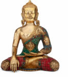 Bodhi Buddha réz szobor, többszínű, 30cm - Bodhi
